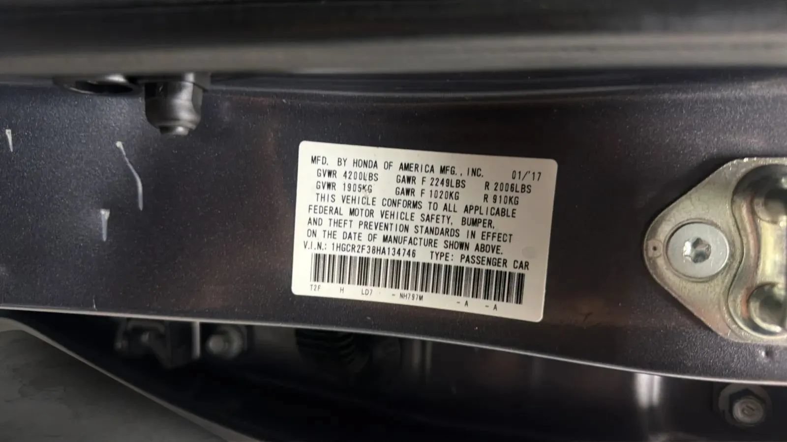 Used 2017 Honda Accord LX image 28