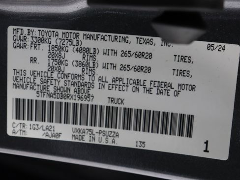 Used 2024 Toyota Tundra Platinum image 48