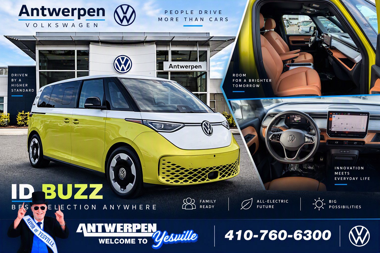 Used 2025 Volkswagen ID. Buzz Pro S Plus RWD image 1