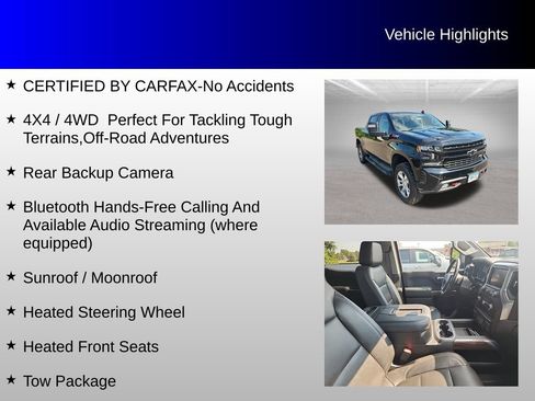 Used 2020 Chevrolet Silverado 1500 LT Trail Boss w/ Midnight Edition AWD/4WD image 4