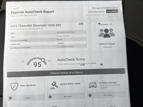 Used 2023 Chevrolet Silverado 1500 ZR2 w/ Technology Package image 19