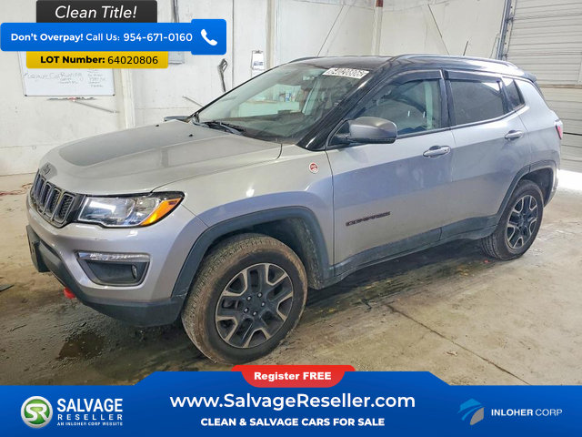 Used 2019 Jeep Compass Trailhawk AWD/4WD image 1