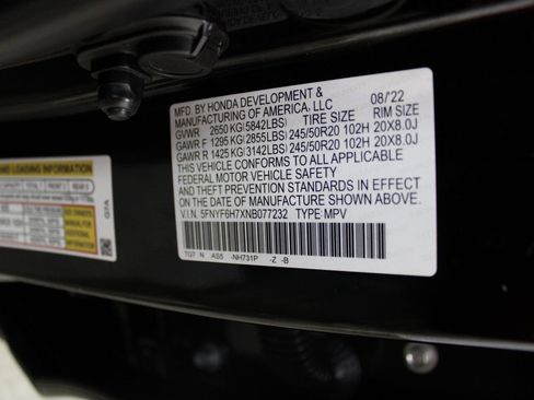 Used 2022 Honda Pilot Black Edition image 49