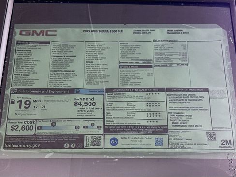 New 2026 GMC Sierra 1500 SLE image 20