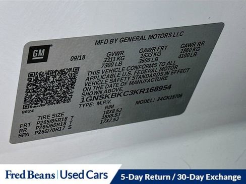 Used 2019 Chevrolet Tahoe LT image 36