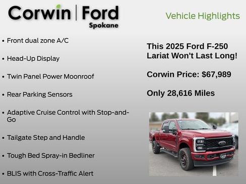 Used 2025 Ford F250 Lariat w/ Lariat Ultimate Package AWD/4WD image 25