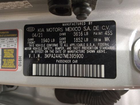 Used 2021 Kia Rio S w/ Technology Package FWD image 33