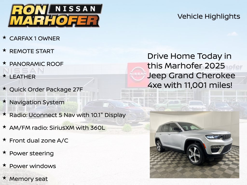 Used 2025 Jeep Grand Cherokee Limited 4xe AWD/4WD image 15