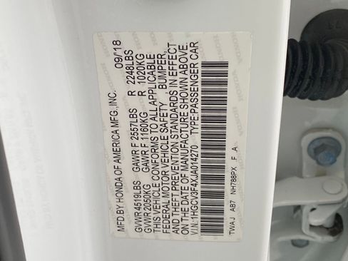 Used 2018 Honda Accord EX image 21