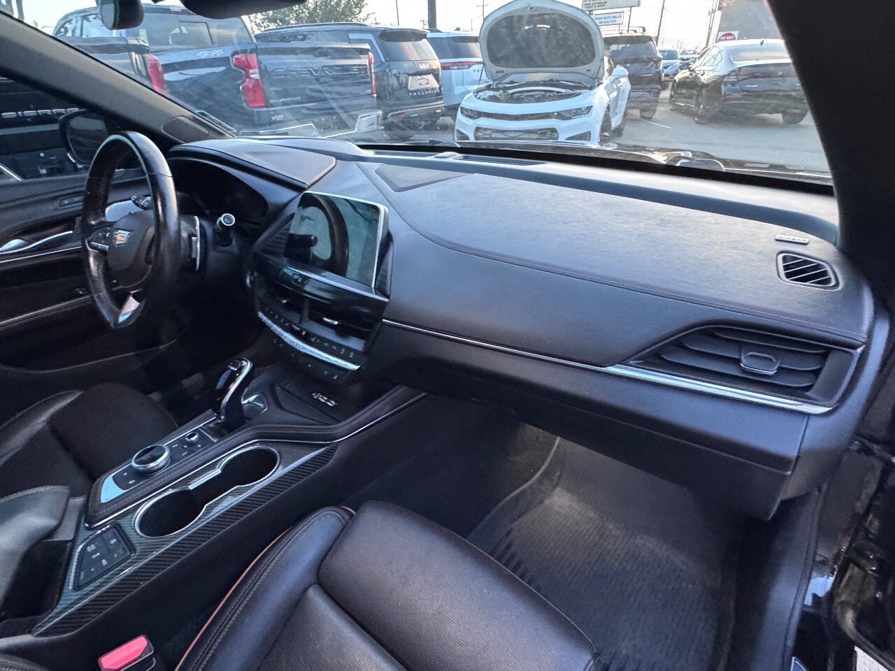 Used 2022 Cadillac CT4 V w/ LPO, ONYX Package AWD/4WD image 15