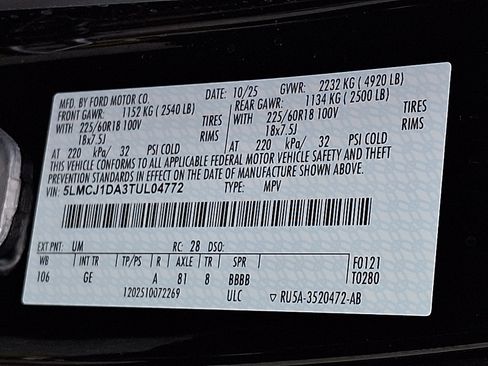 Certified 2026 Lincoln Corsair Premiere AWD/4WD image 27