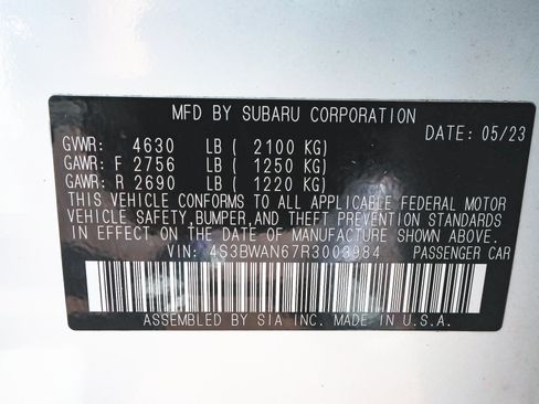 Used 2024 Subaru Legacy Limited AWD/4WD image 13