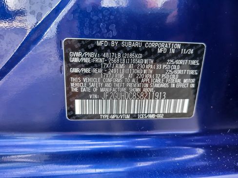 Certified 2025 Subaru Crosstrek 2.5i Premium AWD/4WD image 22