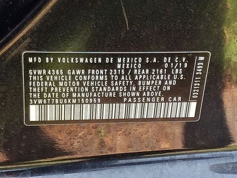 Used 2019 Volkswagen Jetta GLI FWD image 27