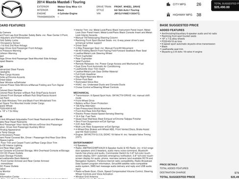 Used 2014 MAZDA MAZDA6 Touring image 5