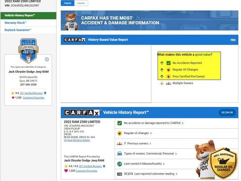 Used 2022 RAM 2500 Limited w/ Night Edition image 34