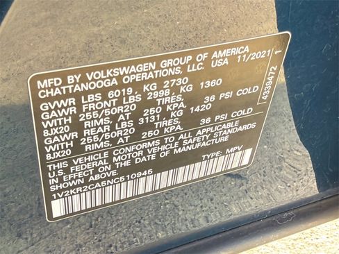 Used 2022 Volkswagen Atlas SE w/ Panoramic Sunroof Package image 37