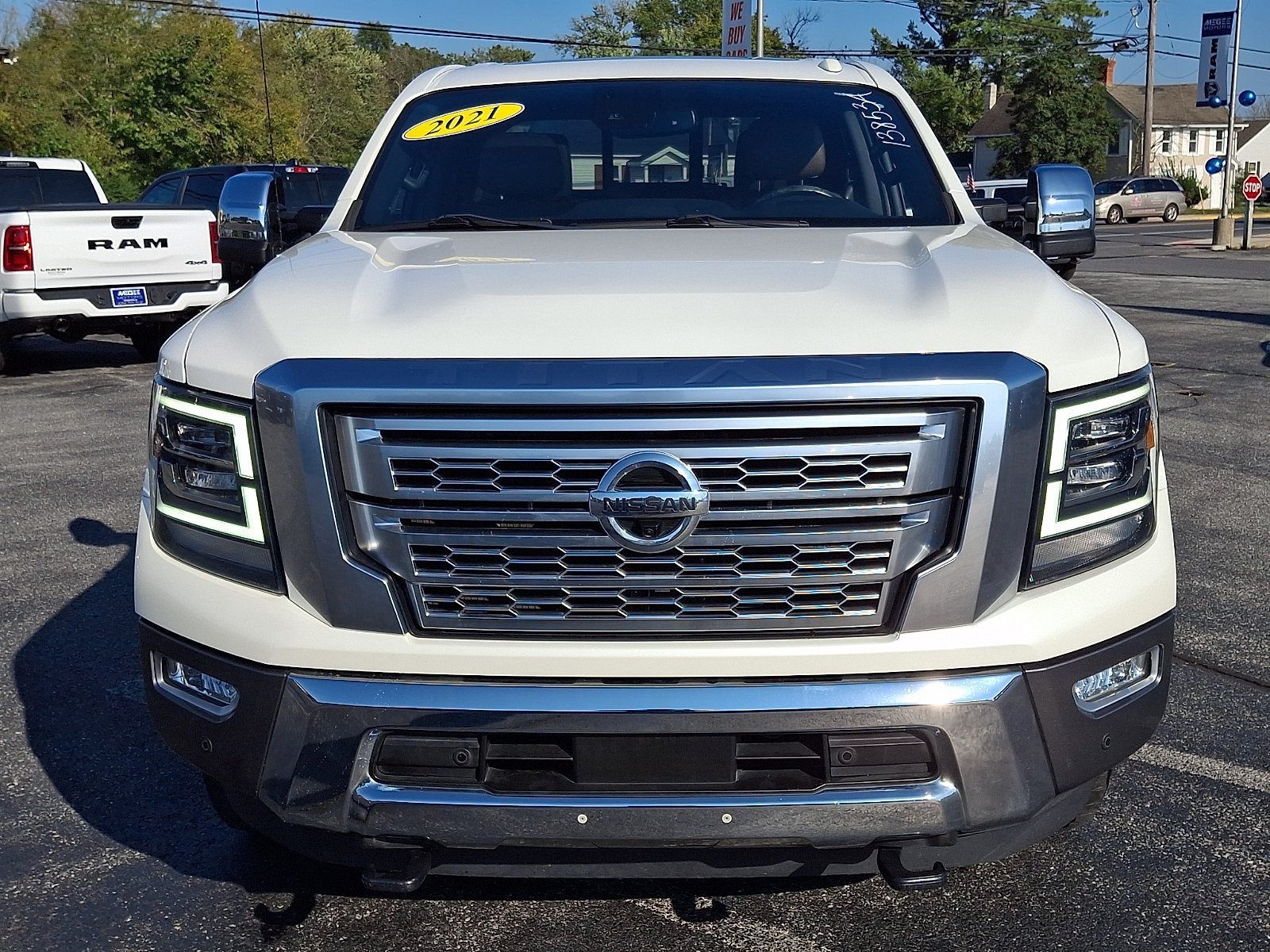 Used 2021 Nissan Titan Platinum Reserve w/ Moonroof Package AWD/4WD image 2