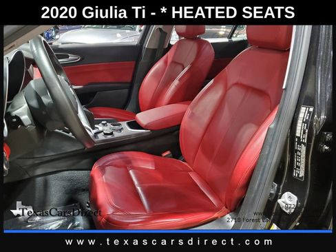 Used 2020 Alfa Romeo Giulia Ti w/ Active Blind Spot Package image 6