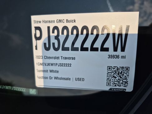 Certified 2023 Chevrolet Traverse RS w/ LPO, Floor Liner Package AWD/4WD image 35