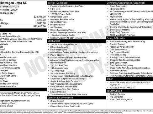 Used 2019 Volkswagen Jetta SE image 3