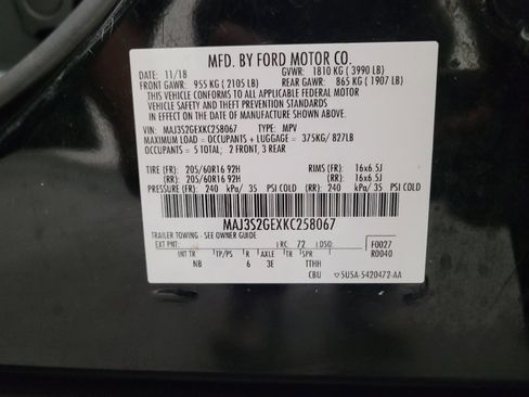 Used 2019 Ford EcoSport SE w/ SE Convenience Package FWD image 33