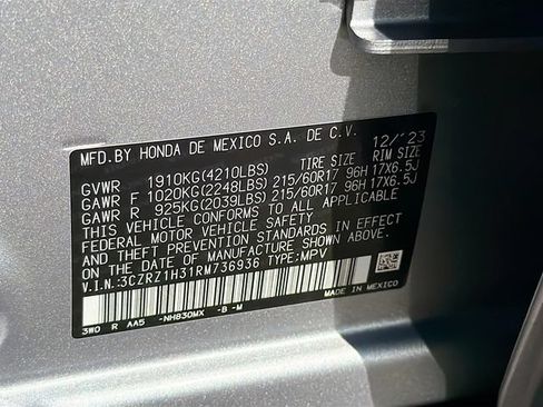 Used 2024 Honda HR-V LX image 29