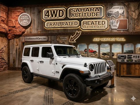 Used 2023 Jeep Wrangler Unlimited Sahara AWD/4WD image 1