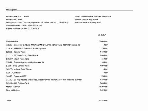 Used 2025 Land Rover Discovery Dynamic SE image 3