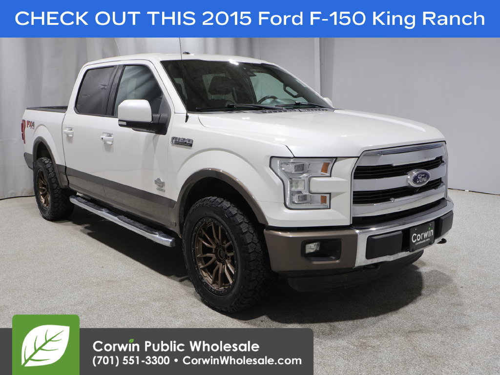 Used 2015 Ford F150 King Ranch w/ Equipment Group 601A Luxury AWD/4WD image 1