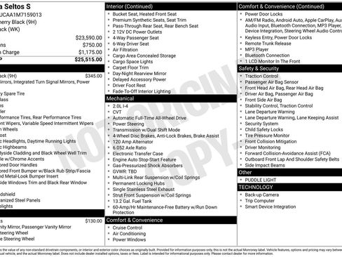 Used 2021 Kia Seltos S image 6