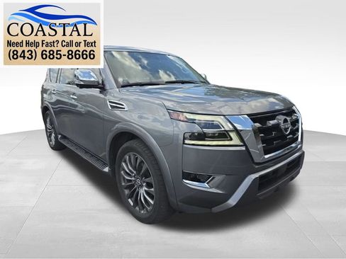 Used 2023 Nissan Armada Platinum w/ Captain's Chairs Package RWD image 18