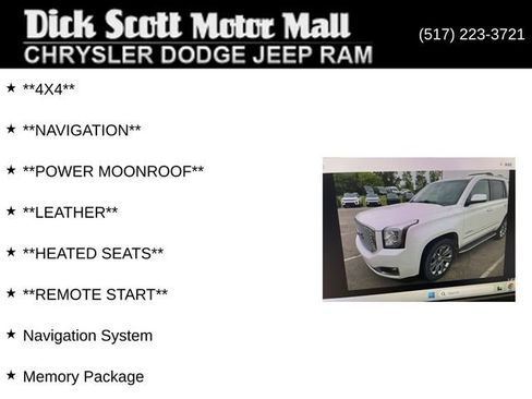 Used 2016 GMC Yukon Denali w/ Open Road Package AWD/4WD image 3