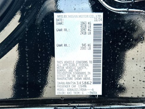 New 2025 Nissan Altima 2.5 S image 19