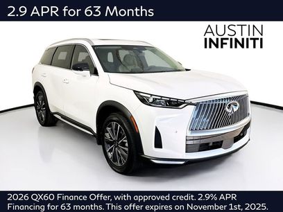 New 2026 INFINITI QX60 Luxe w/ Cargo Package