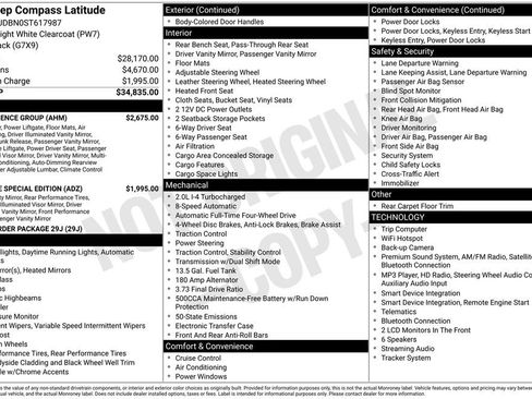 Certified 2025 Jeep Compass Latitude w/ Convenience Group AWD/4WD image 38