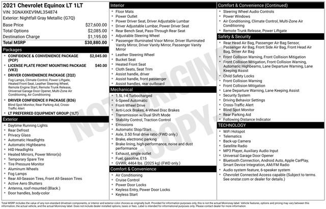 Used 2021 Chevrolet Equinox LT FWD image 5