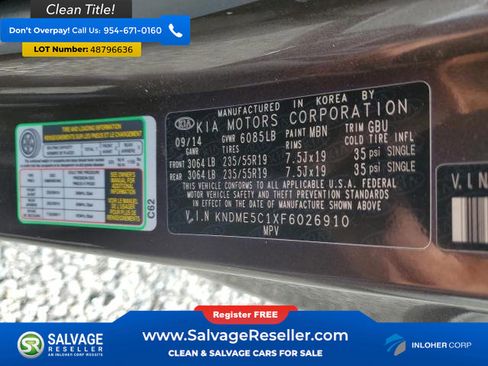 Used 2015 Kia Sedona SX Limited w/ SXL Technology Package FWD image 17