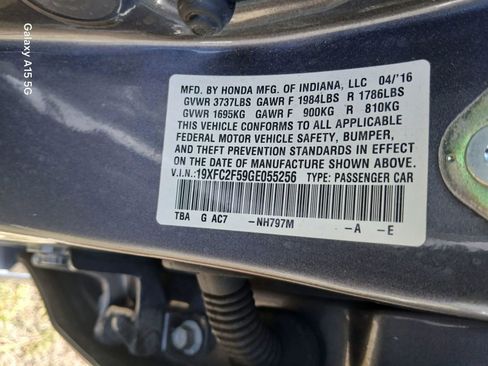 Used 2016 Honda Civic LX image 10