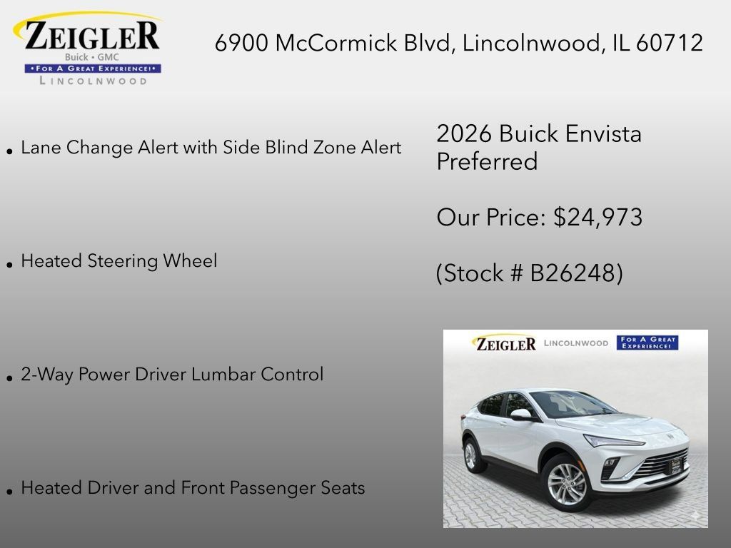 New 2026 Buick Envista Sport Touring w/ Convenience I Package FWD image 24