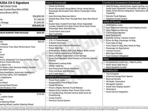 Used 2019 MAZDA CX-5 Signature image 2