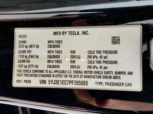 Used 2023 Tesla Model 3 Performance image 23
