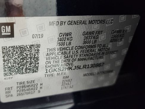 Used 2020 GMC Yukon XL Denali w/ Open Road Package image 50