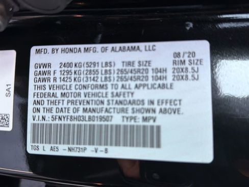 Used 2020 Honda Passport Elite image 24