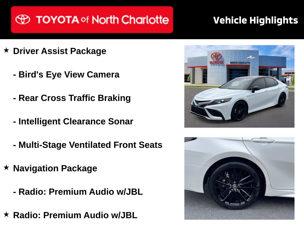 Used 2024 Toyota Camry XSE w/ Navigation Package FWD image 4