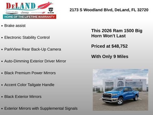 New 2026 RAM 1500 Big Horn AWD/4WD image 32