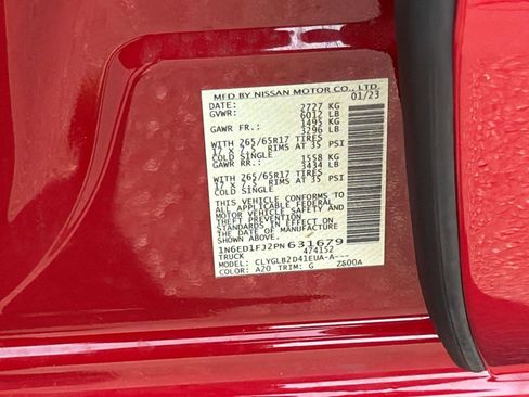 Used 2023 Nissan Frontier SV w/ Technology Package RWD image 25