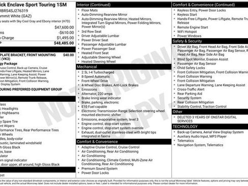 Certified 2025 Buick Enclave Sport Touring image 37