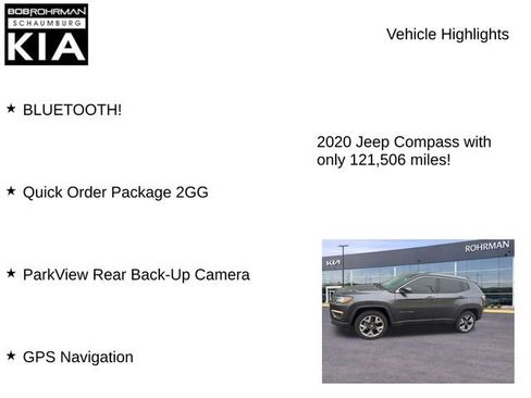 Used 2020 Jeep Compass Limited AWD/4WD image 8