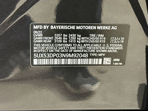 Used 2022 BMW X3 xDrive30i w/ Premium Package 2 AWD/4WD image 44